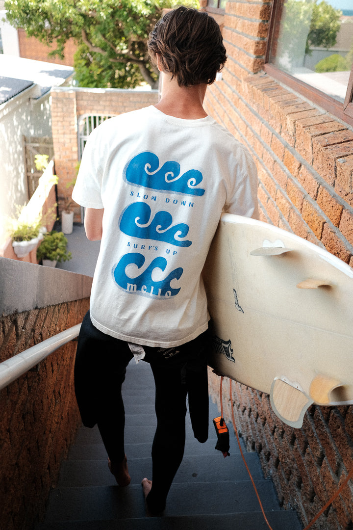 Slow Down, Surf's Up Tee