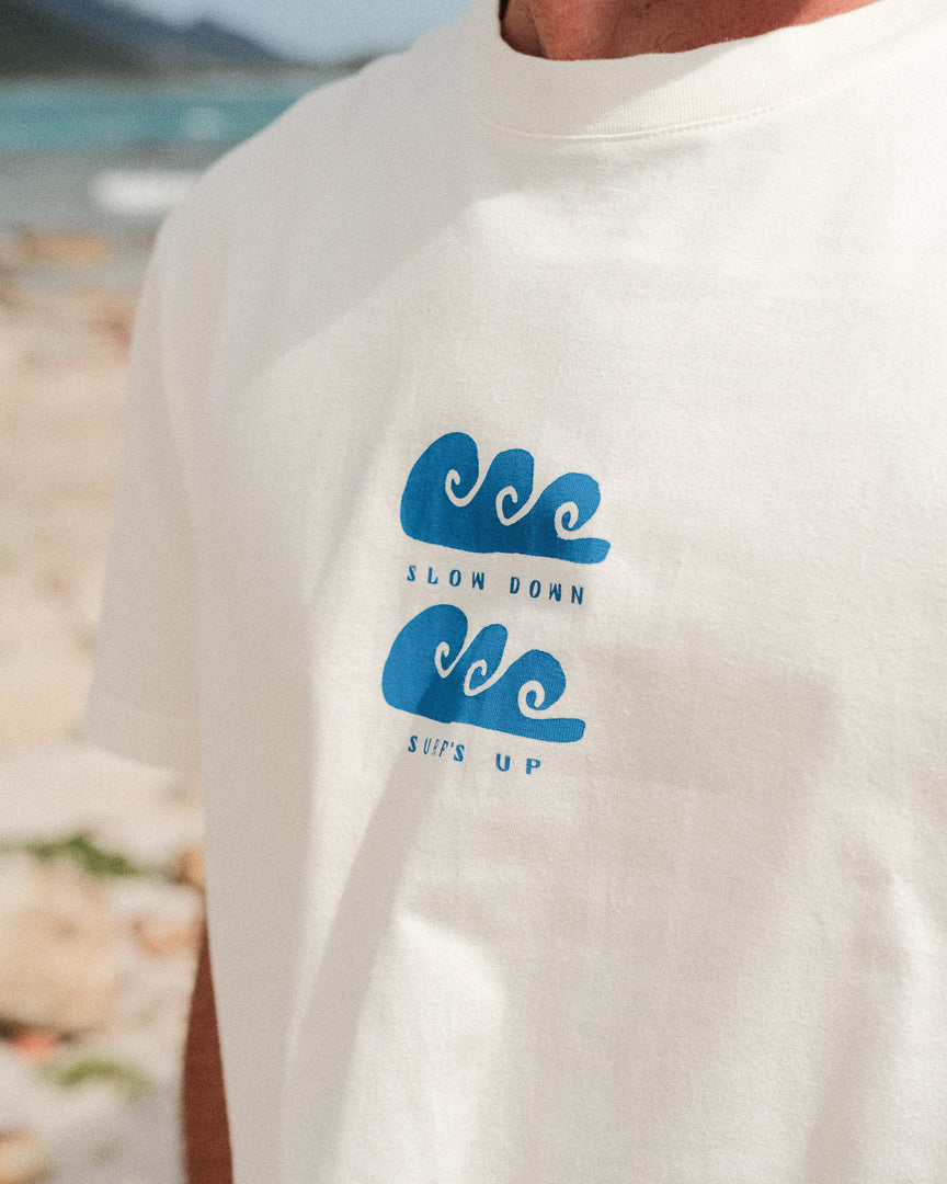 Slow Down, Surf's Up Tee